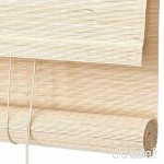 Rétro simple extérieur stores vénitiens en bambou coupé de la protection UV respirante  volets coupe-vent durables Color : W45*H150cm - B07VRTRK6R